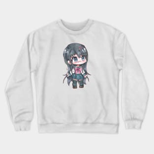 Sayaka chibi art by Kībo-Kībo Crewneck Sweatshirt